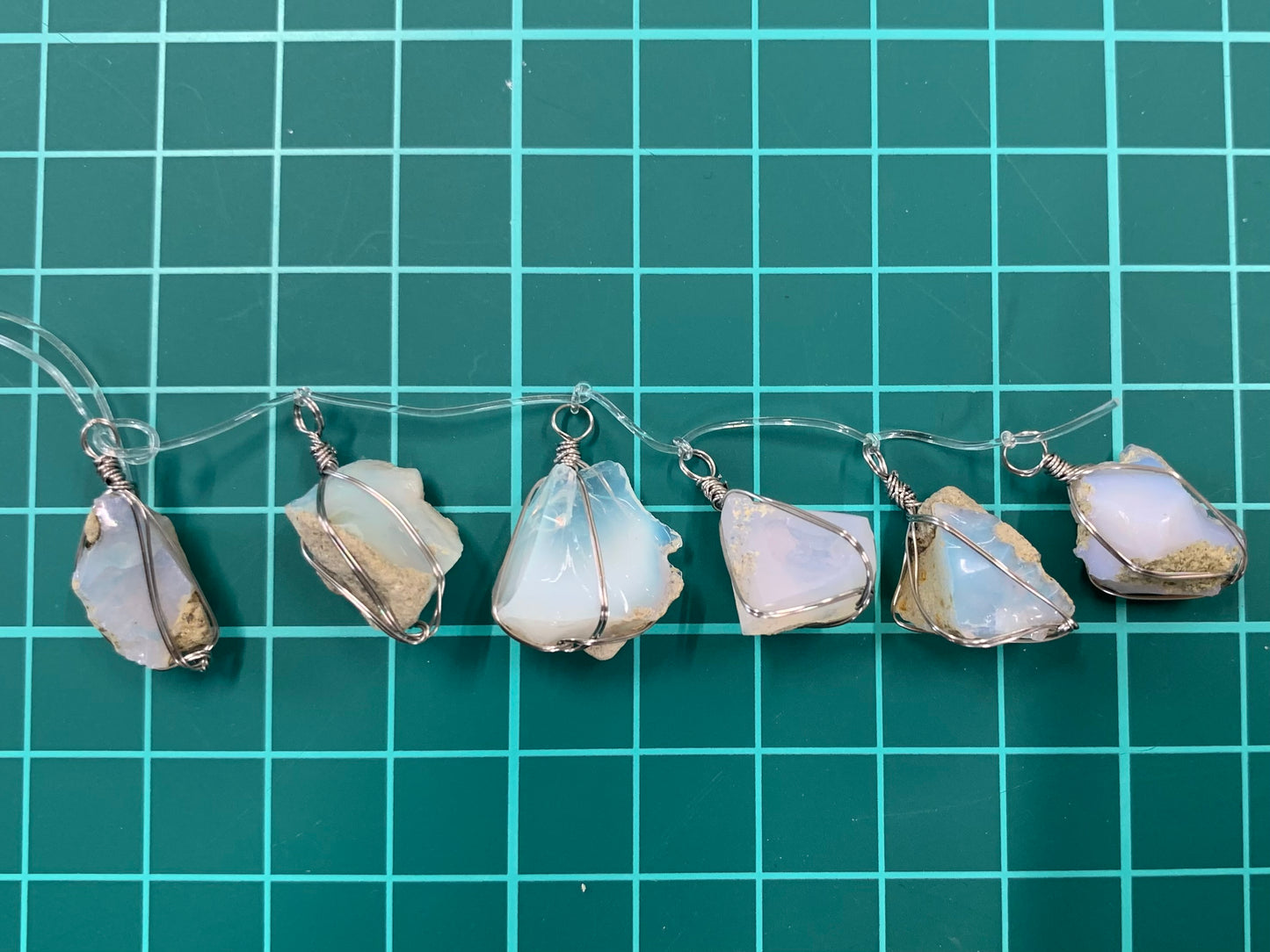 【原石パーツ】オパール原石 6個セット n301