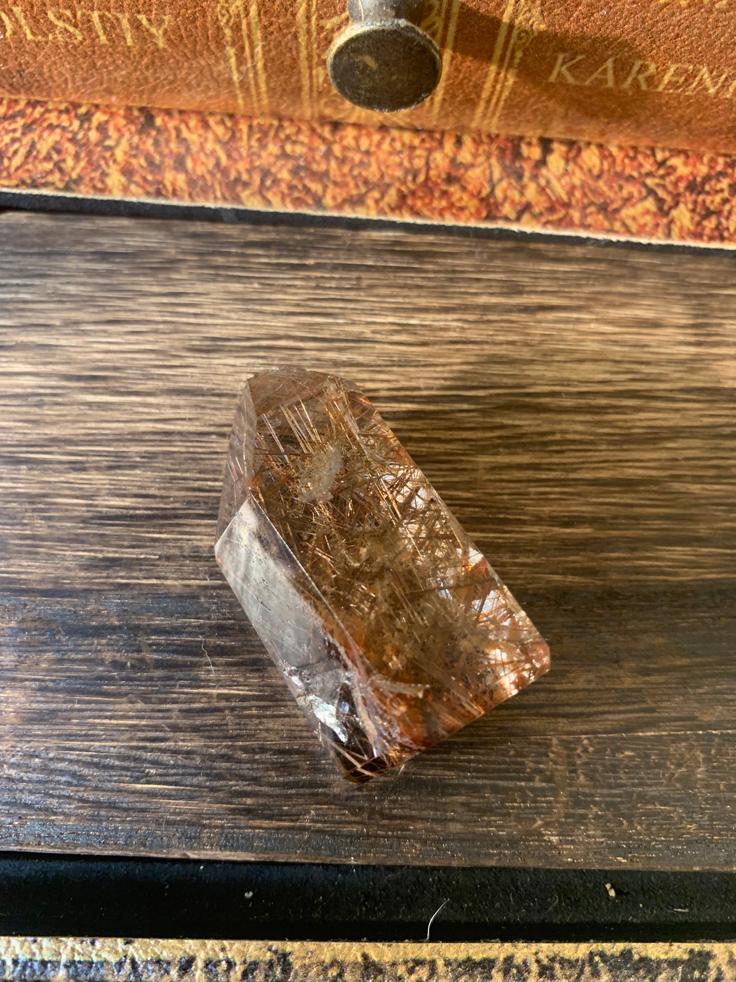 【光を纏う黄金の水晶】ルチルクォーツ n294
