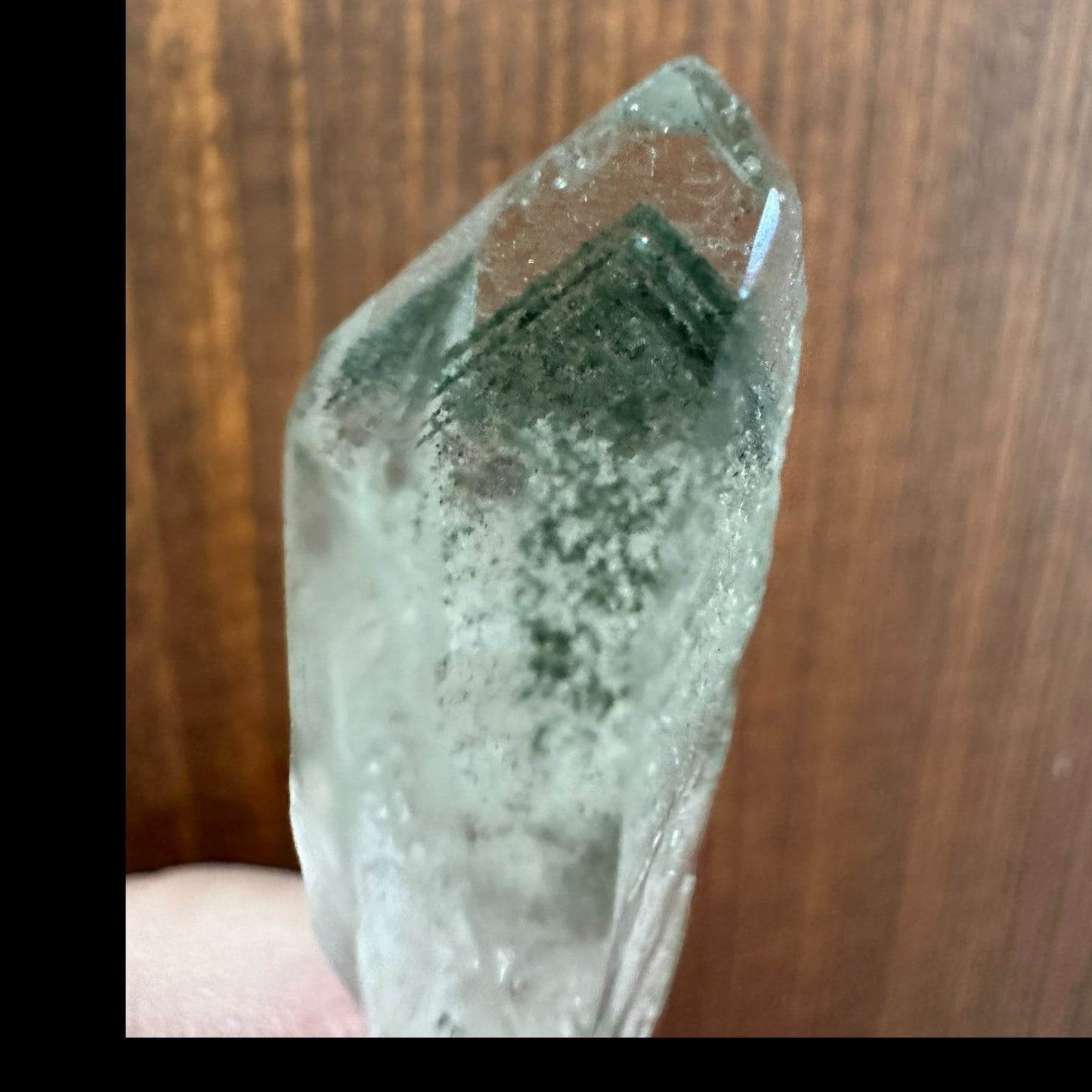 【アラゴナイトハート】と【ファントム緑泥石水晶ポイント】の二重の守り