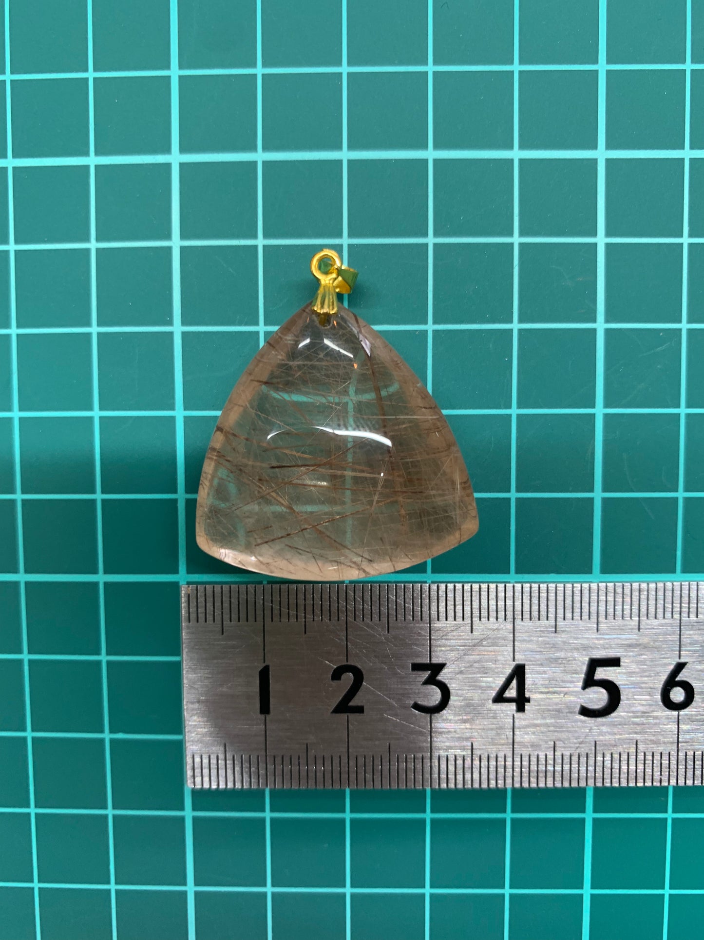 【穴あきルース】パーツ付き コッパールチルクォーツ n258