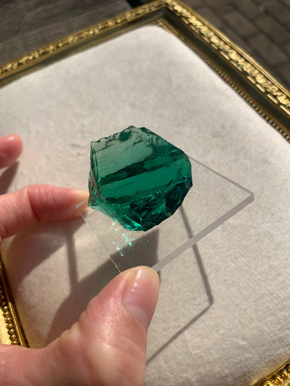 【古代レムリアの記憶を宿す石】【ネバダ州産】アンダラクリスタル　グリーン系　n310