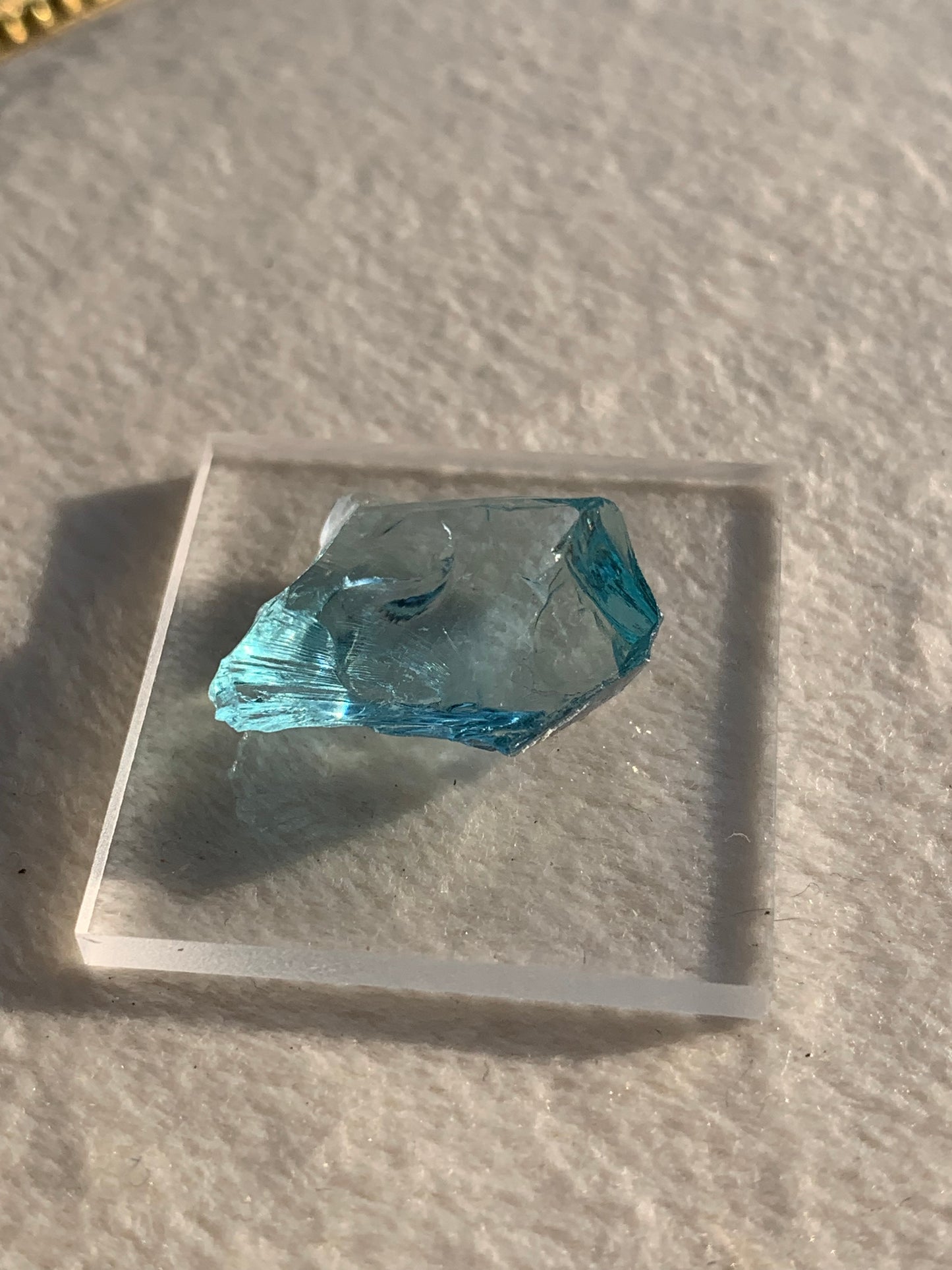 【古代レムリアの記憶を宿す石】【ネバダ州産】アンダラクリスタル　スカイブルー系　n317