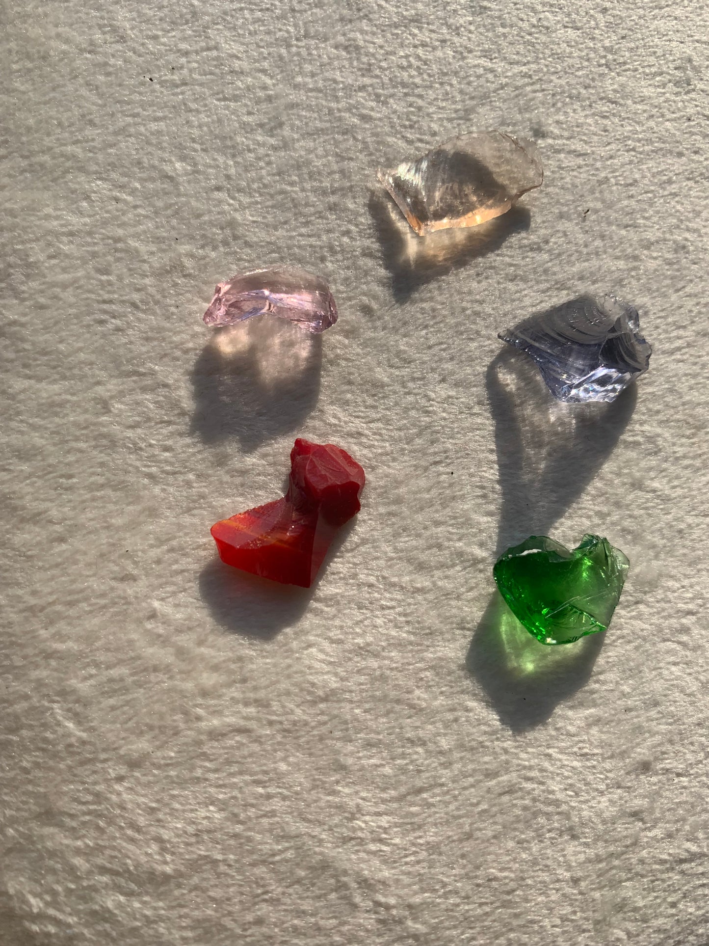 【古代レムリアの記憶を宿す石】【ネバダ州産】アンダラクリスタル　ミニサイズ5個セット　n316