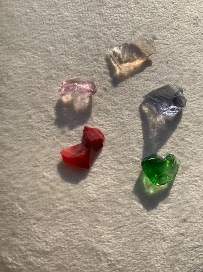 【古代レムリアの記憶を宿す石】【ネバダ州産】アンダラクリスタル　ミニサイズ5個セット　n316