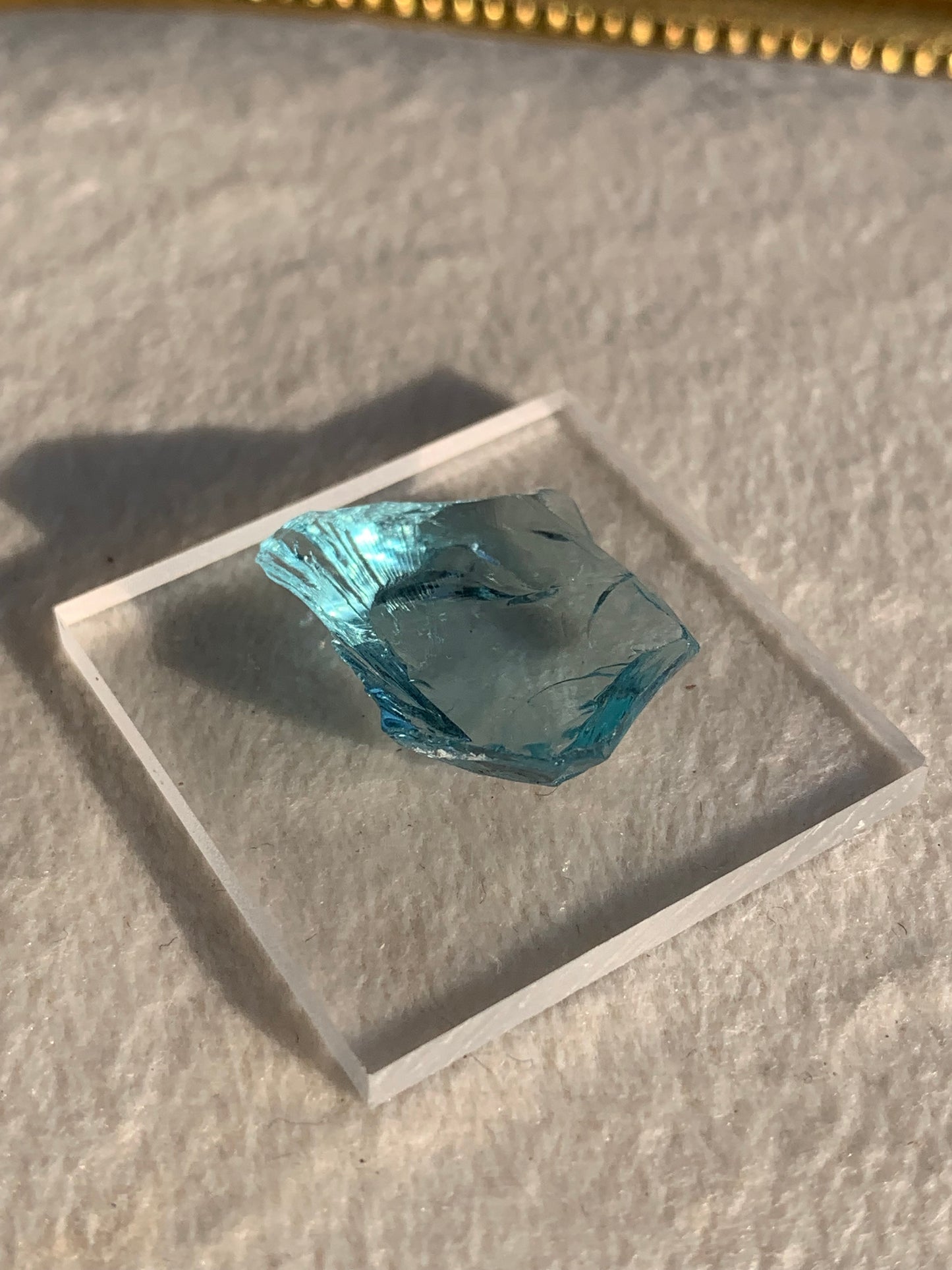 【古代レムリアの記憶を宿す石】【ネバダ州産】アンダラクリスタル　スカイブルー系　n317