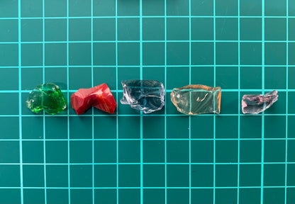 【古代レムリアの記憶を宿す石】【ネバダ州産】アンダラクリスタル　ミニサイズ5個セット　n316