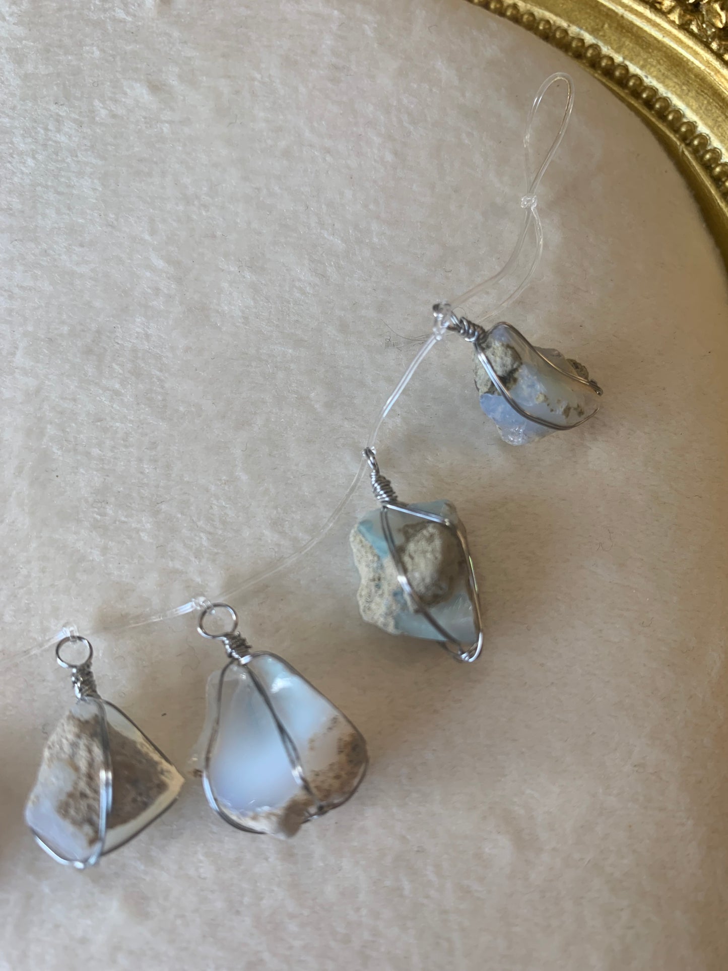 【原石パーツ】オパール原石　6個セット　n301