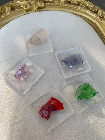 【古代レムリアの記憶を宿す石】【ネバダ州産】アンダラクリスタル　ミニサイズ5個セット　n316