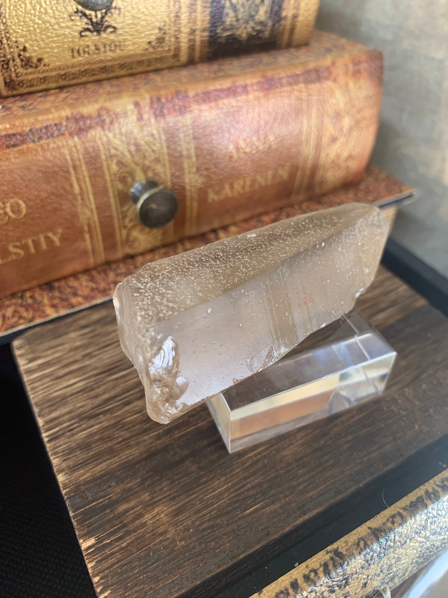 【ブラジル産】　スモーキーレムリアンシードクリスタル　n325