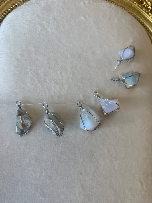 【原石パーツ】オパール原石　6個セット　n301