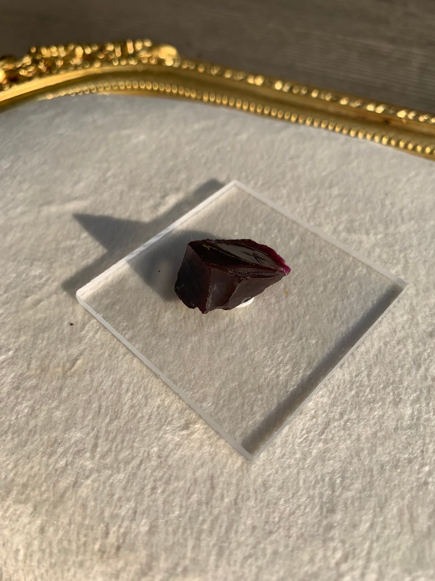 【古代レムリアの記憶を宿す石】【ネバダ州産】アンダラクリスタル　ピンクパープル系　n315