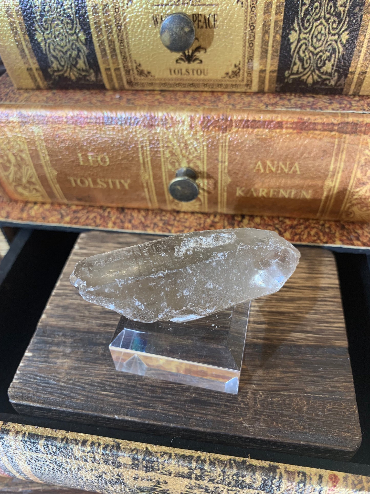 【ブラジル産】　スモーキーレムリアンシードクリスタル　n327