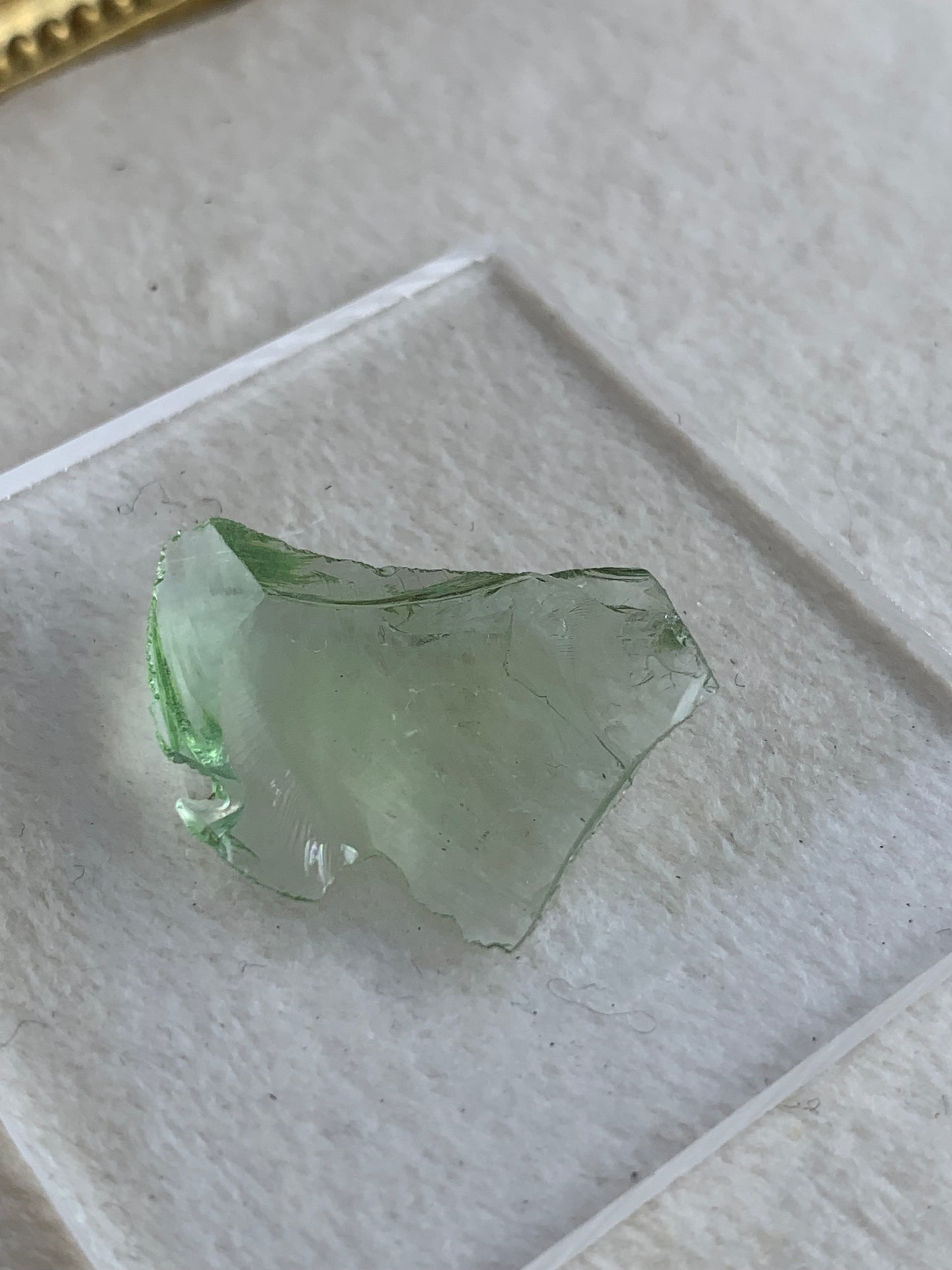 【古代レムリアの記憶を宿す石】【ネバダ州産】アンダラクリスタル　ミントグリーン系　n320