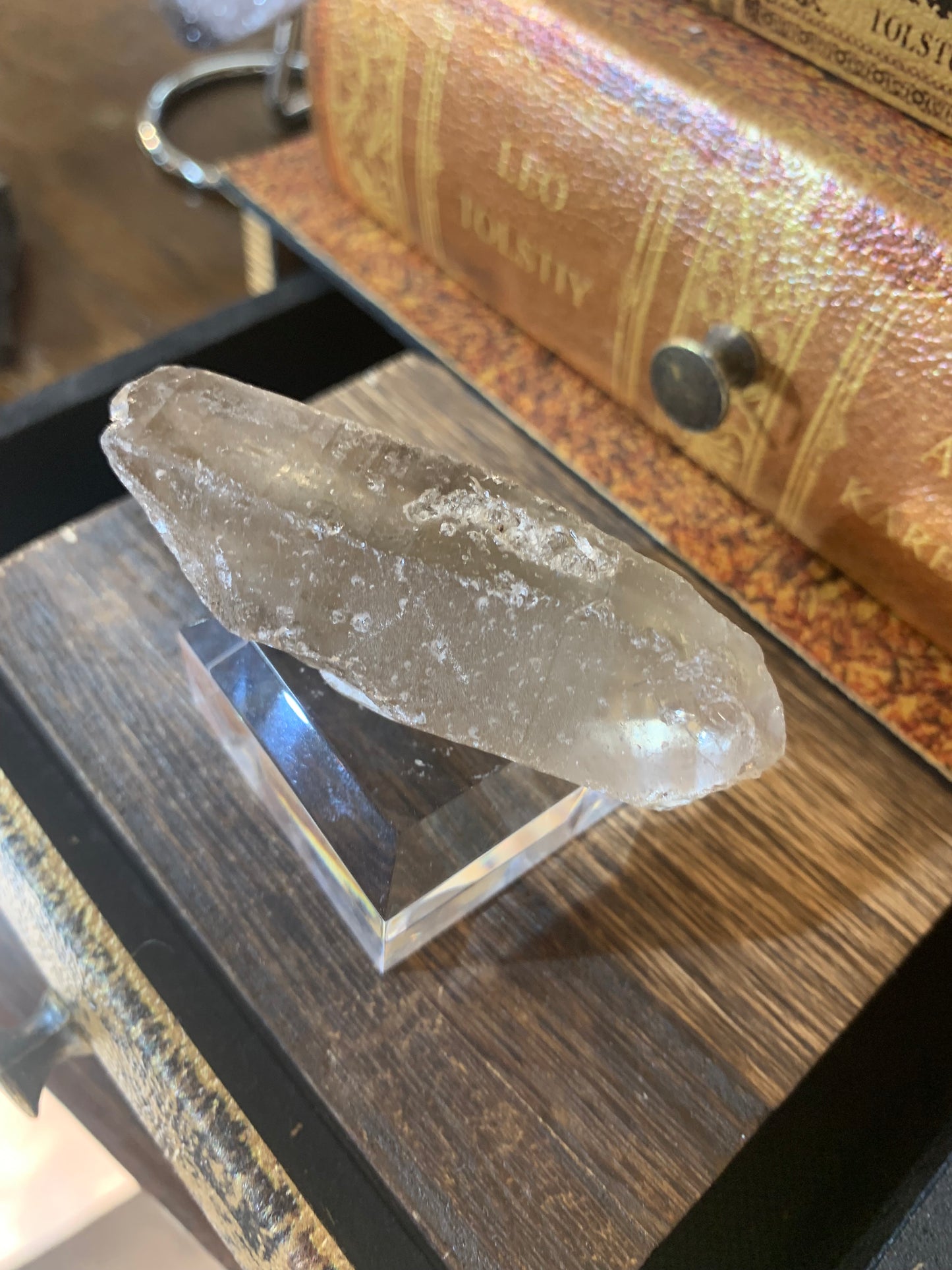 【ブラジル産】　スモーキーレムリアンシードクリスタル　n327