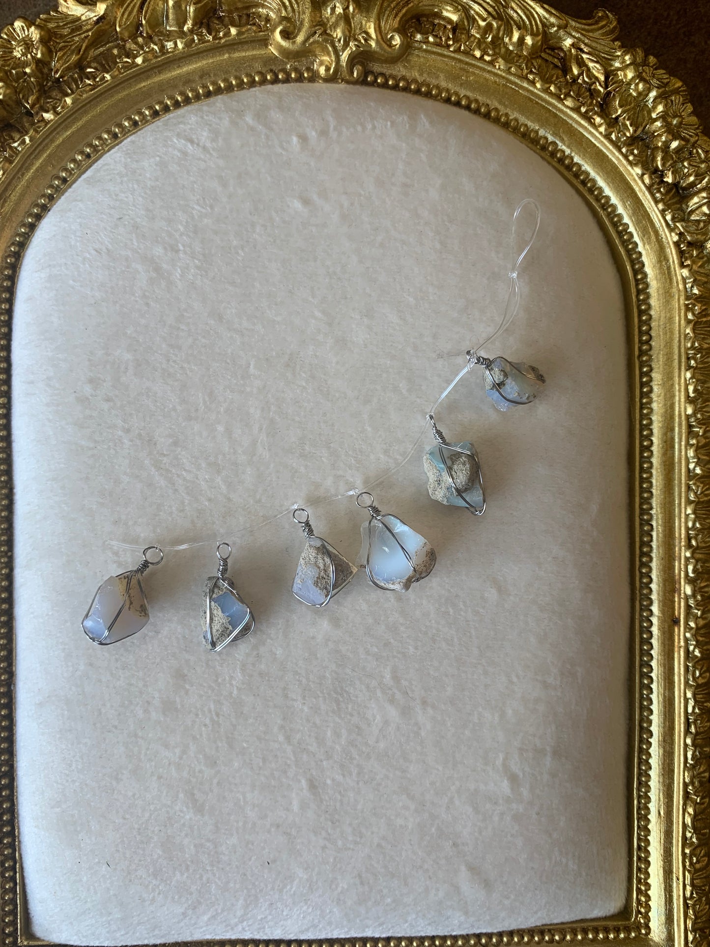 【原石パーツ】オパール原石　6個セット　n301