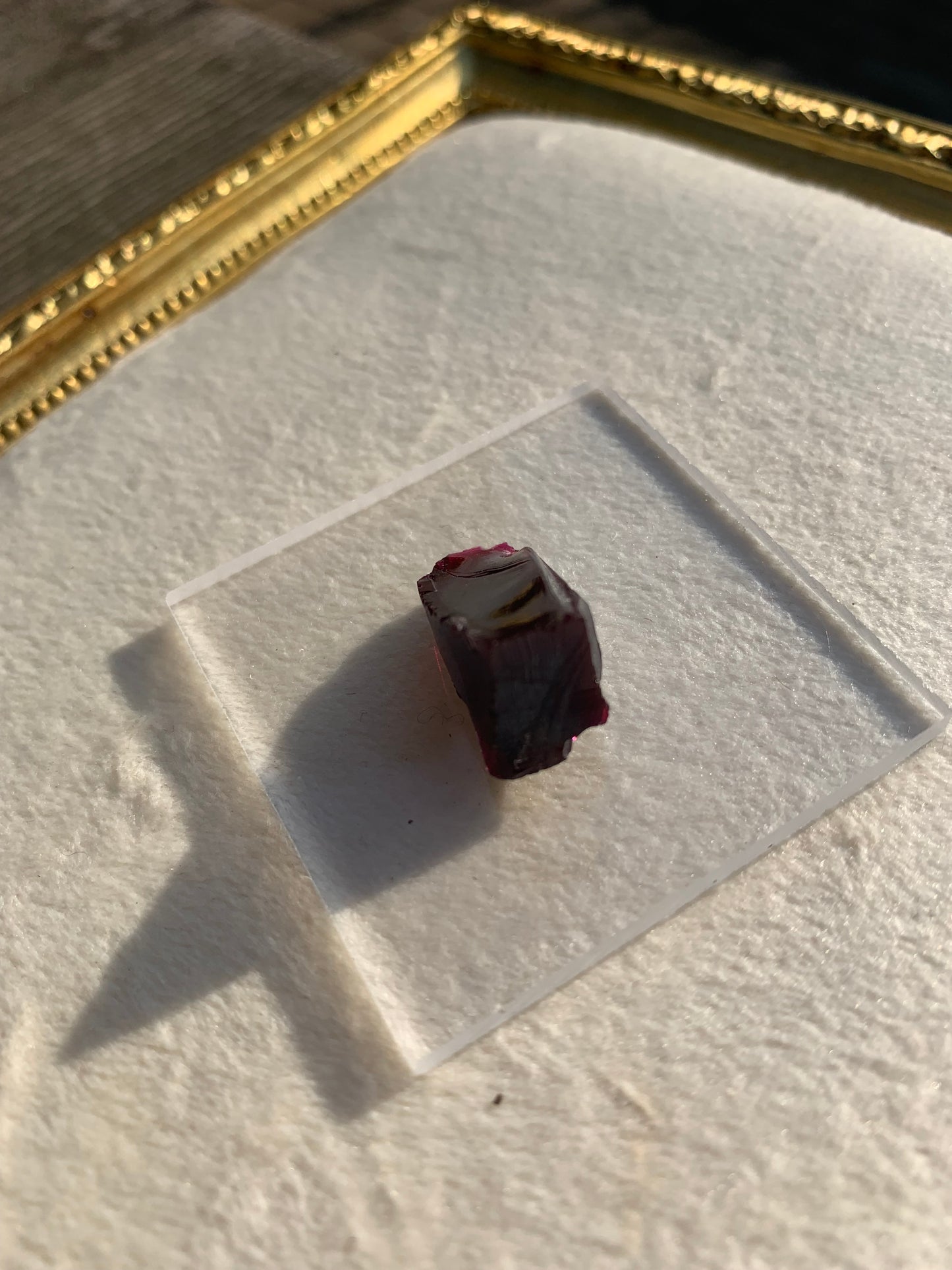 【古代レムリアの記憶を宿す石】【ネバダ州産】アンダラクリスタル　ピンクパープル系　n315