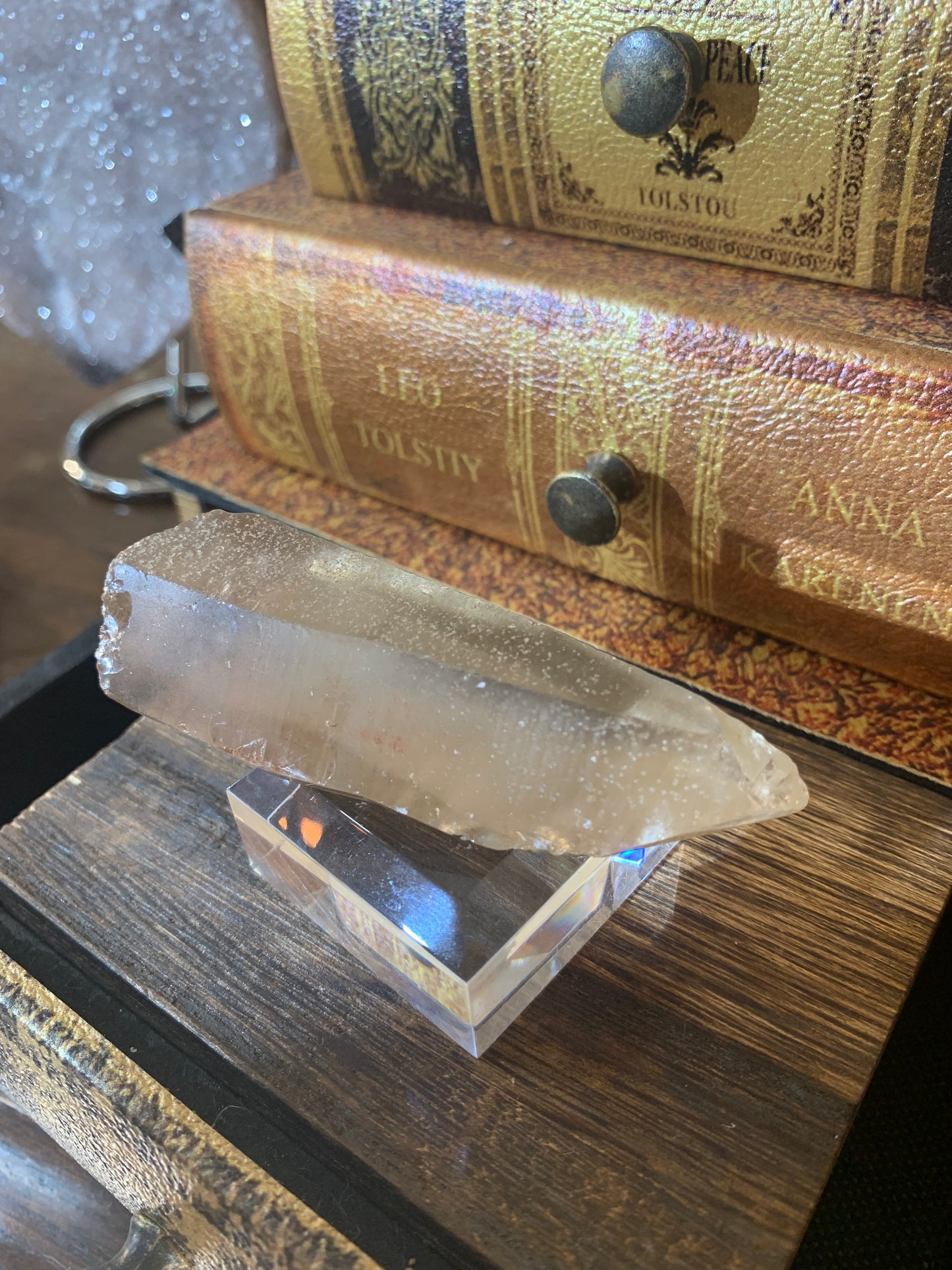 【ブラジル産】　スモーキーレムリアンシードクリスタル　n325