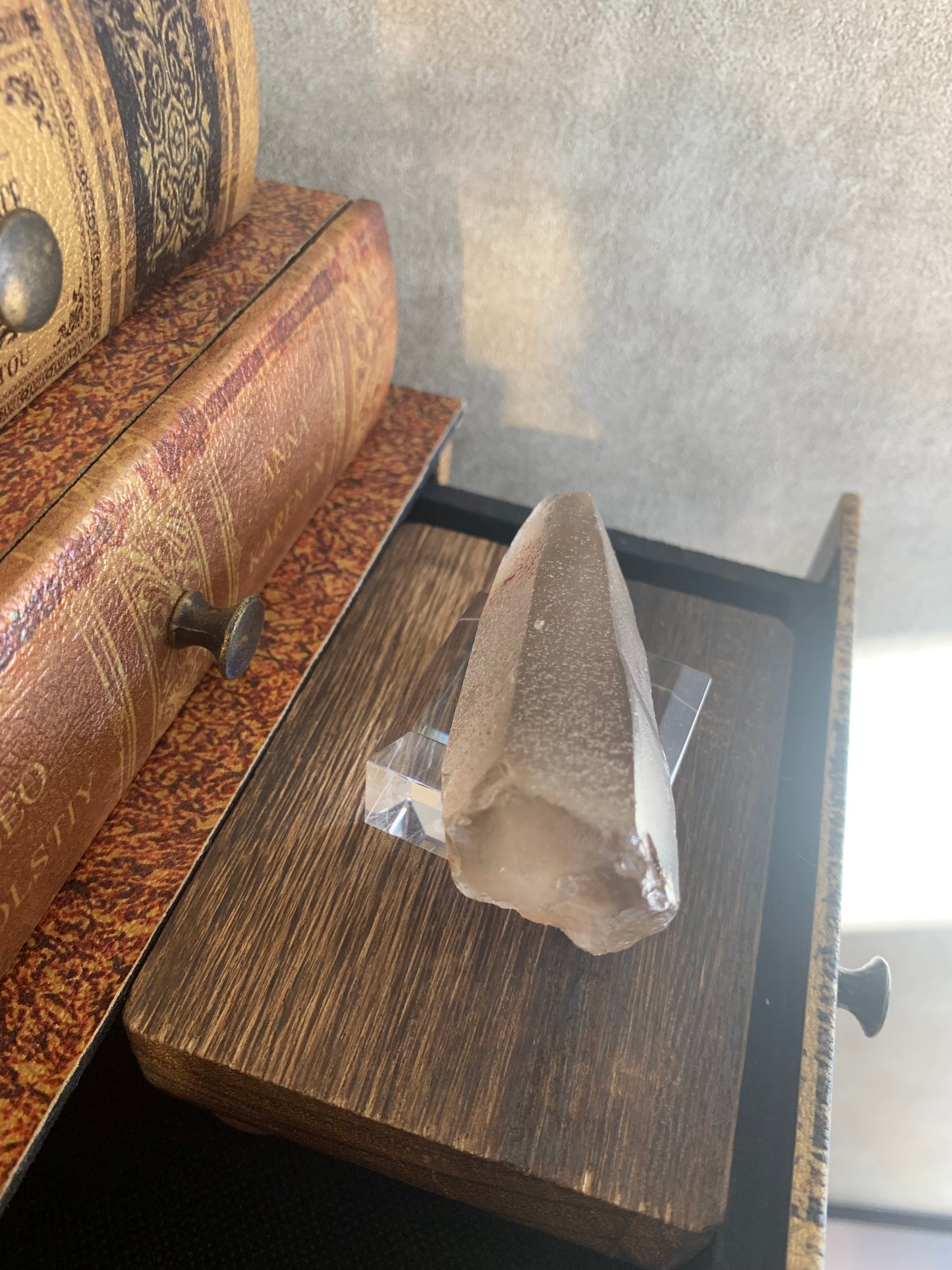 【ブラジル産】　スモーキーレムリアンシードクリスタル　n325