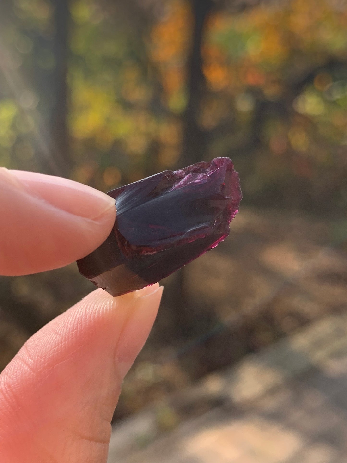 【古代レムリアの記憶を宿す石】【ネバダ州産】アンダラクリスタル　ピンクパープル系　n315