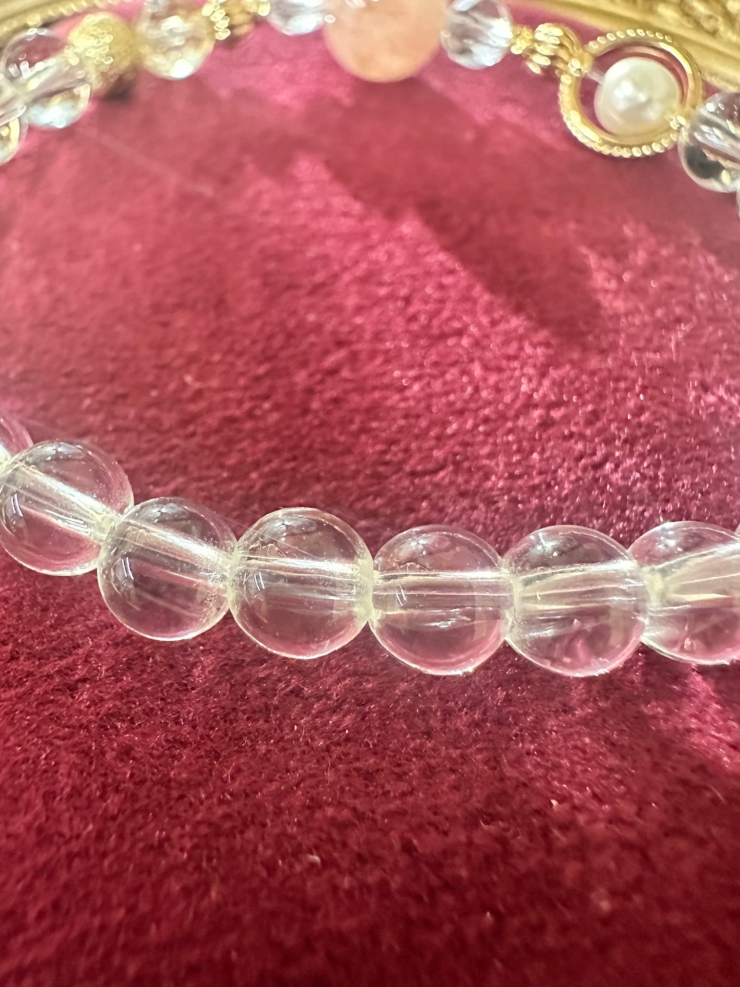 🌸送料無料🌸4月誕生石 ✧ モルガナイト　水晶　パール　シトリン